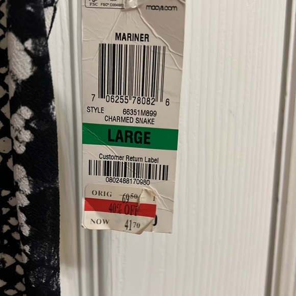 Inc International concepts black and white top - Picture 5 of 6